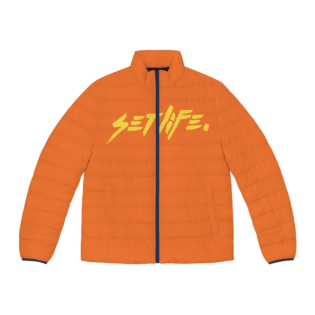 Orange Puffer Jacket