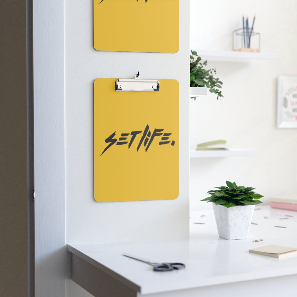 YELLOW SETLIFE Clipboard