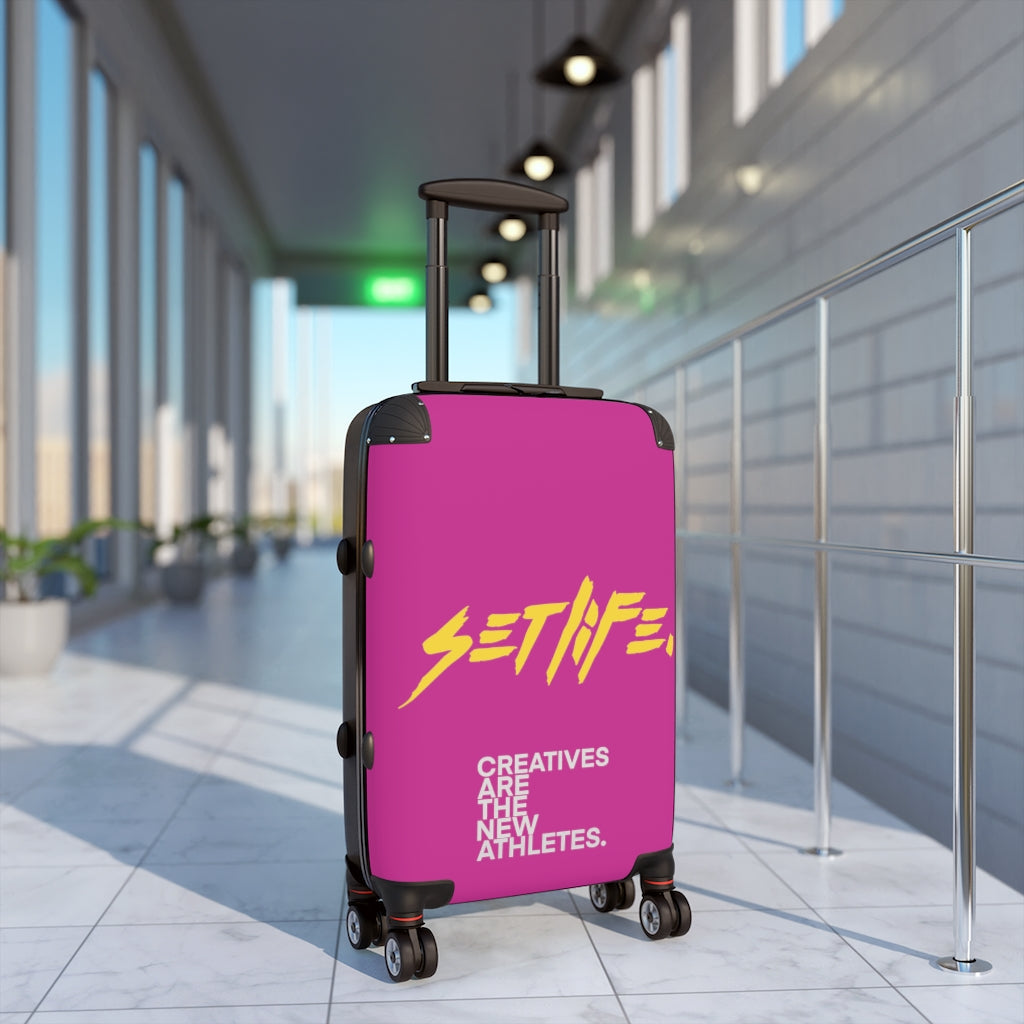 SETLIFE PINK Cabin Suitcase