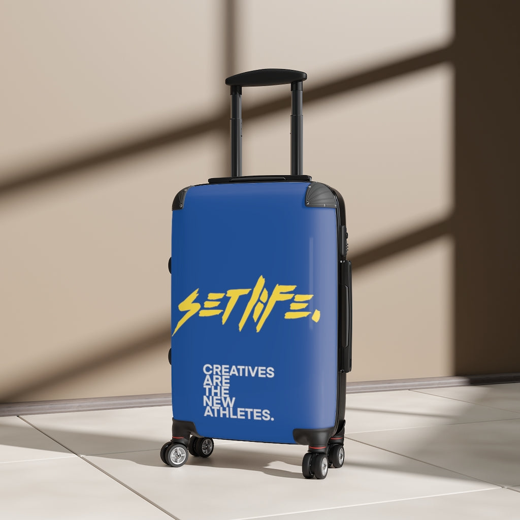 SETLIFE BLUE Cabin Suitcase