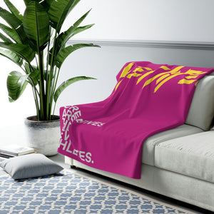 PINK Sherpa Fleece Blanket