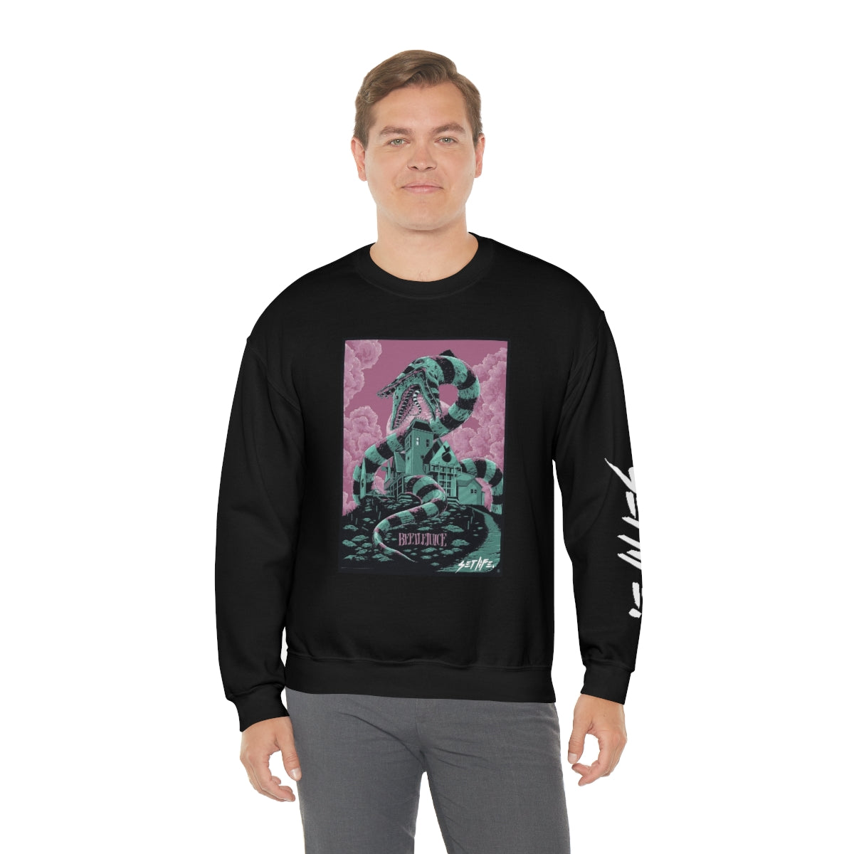 SETLIFE x BJ x Creative COVER Unisex Heavy Blend™ Crewneck Sweatshirt