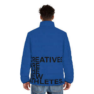 Blue CREATIVES Puffer Jacket