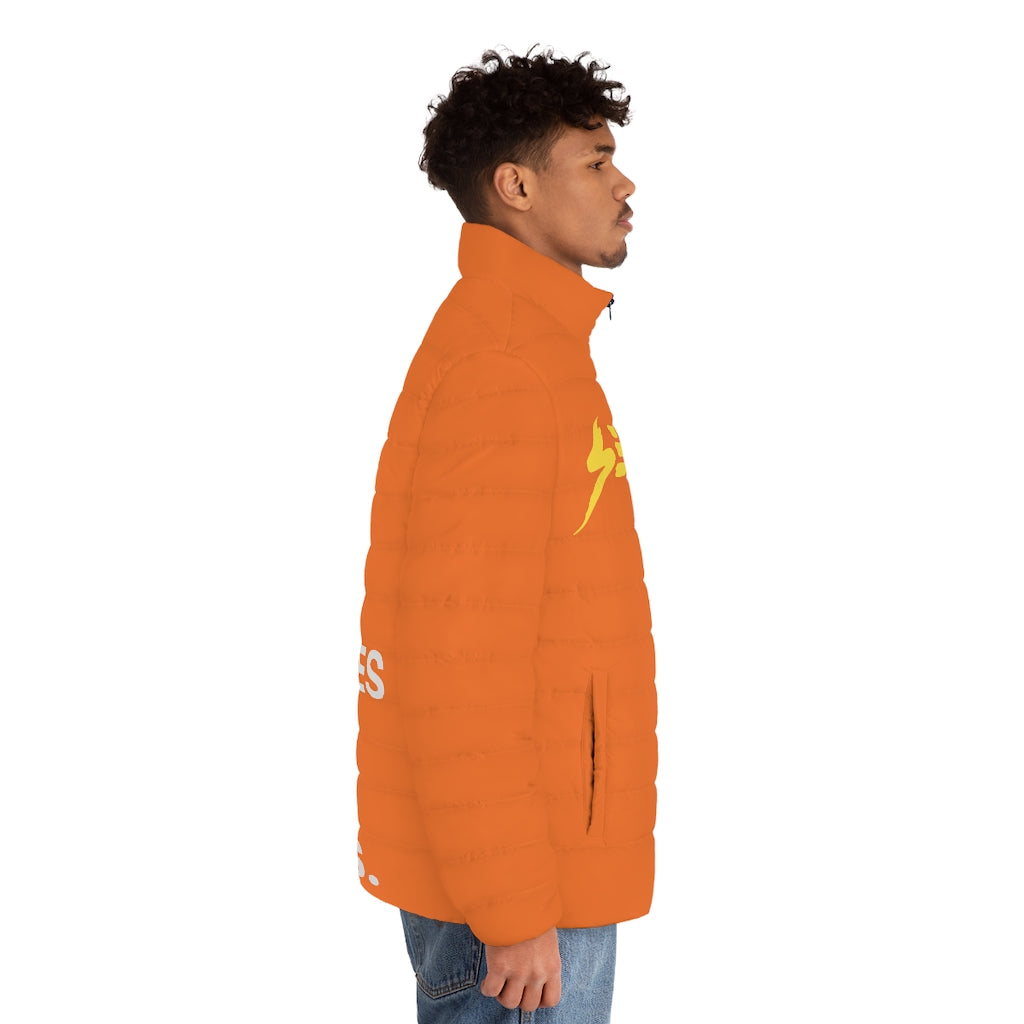 Orange Puffer Jacket