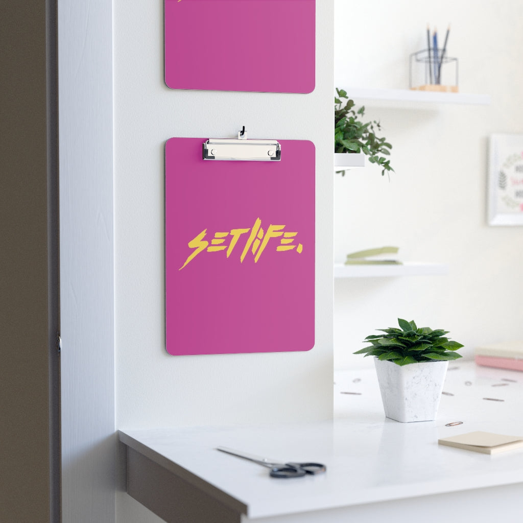 PINK SETLIFE Clipboard