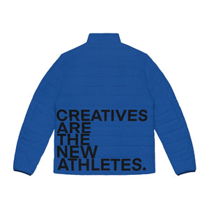 Blue CREATIVES Puffer Jacket