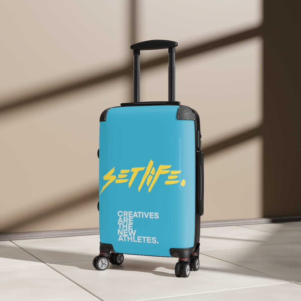 SETLIFE Sky Blue Cabin Suitcase