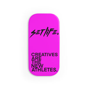 HOT PINK CREATIVE Phone Click-On Grip