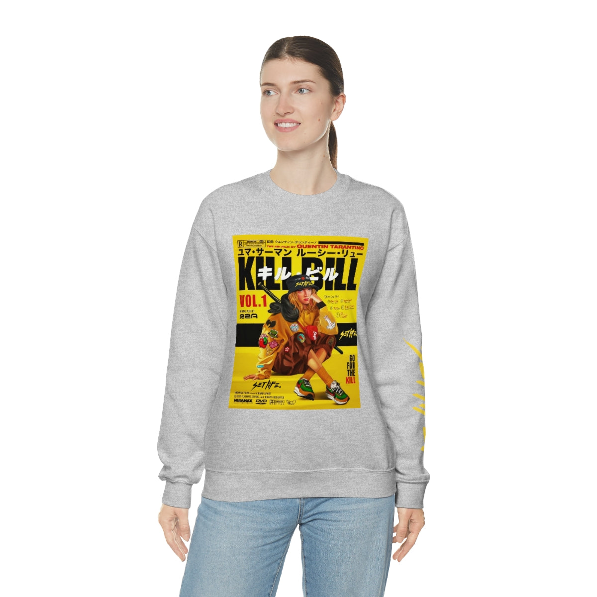 SETLIFE x  Creative COVER Unisex Heavy Blend™ Crewneck Sweatshirt