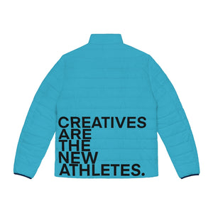 Turquoise CREATIVES Puffer Jacket