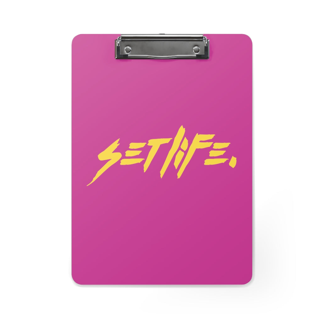 PINK SETLIFE Clipboard