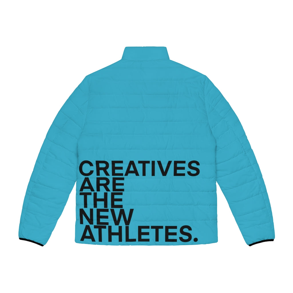 Turquoise CREATIVES Puffer Jacket