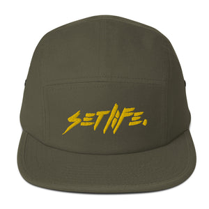 "SETLIFE" Five Panel Cap